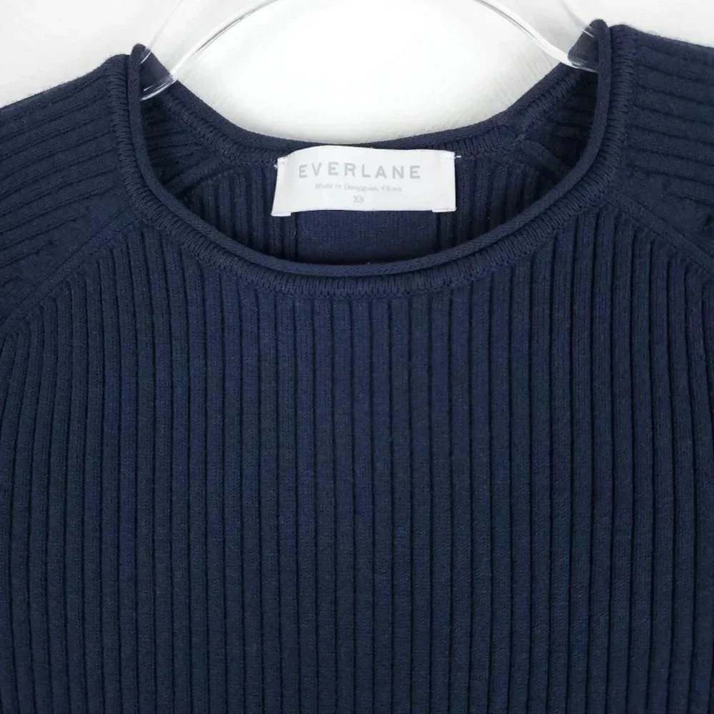 Everlane Navy Mini Dress - Picture 4 of 12